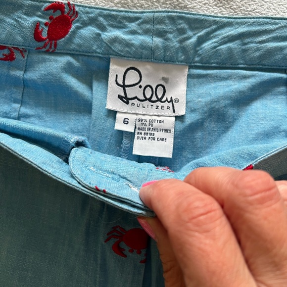 Lily Pulitzer crab pants 6 - Picture 6 of 8